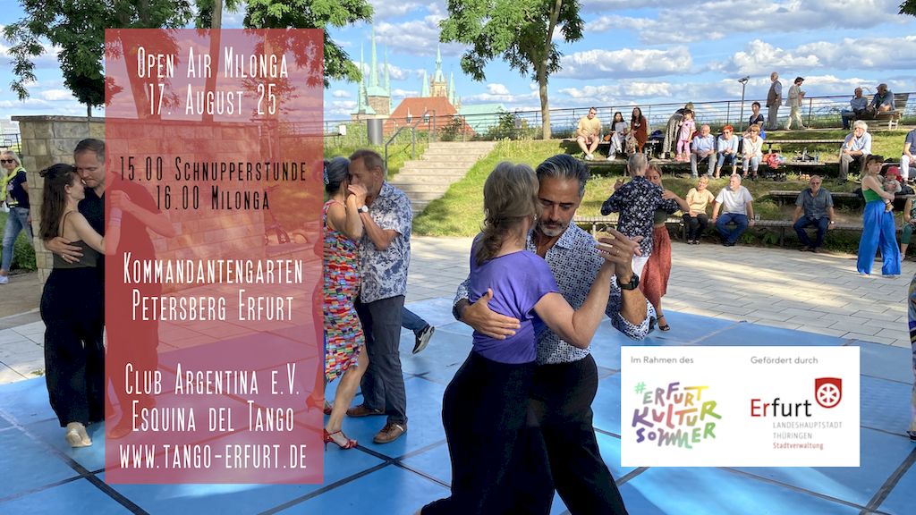 open air Milonga im Kommandantengarten